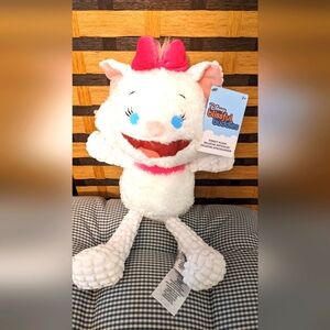 Aristocrats Marie Plush Disney Unique Fidget Arms Slide Stuffed Animal New